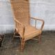 Wicker armchair