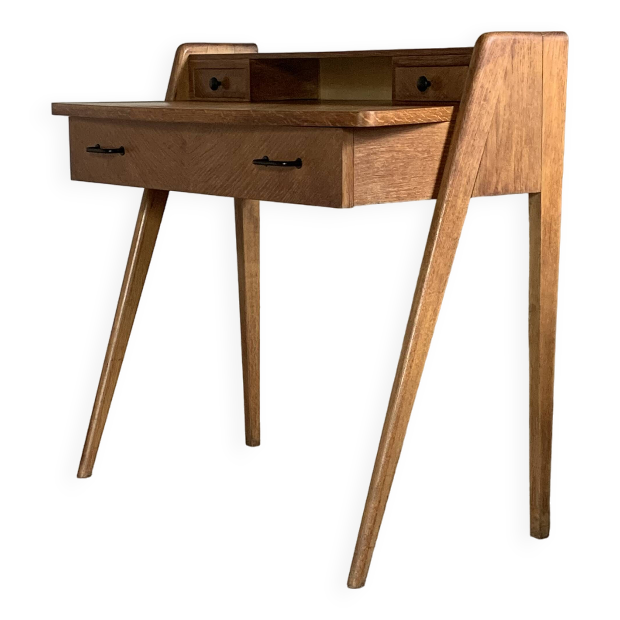 Foot oak writing desk
