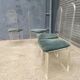 4 chaises plexiglas Roche et Bobois