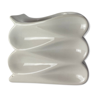 Zig zag vase 1980 in ceramic