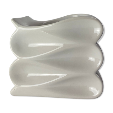 Zig zag vase 1980 in ceramic