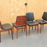 4 vintage Danish Arne Hovmand Olsen chairs