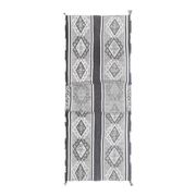 1970s Vintage Turkish Handmade Wool Cotton Gray Kilim Runner Rug 60x152