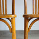 Pair of bistro chairs Stella 50s