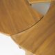 Table basse en orme massif, 1970s