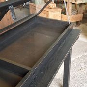 Antique display cabinet on legs