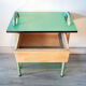 Boarding school bedside table year 50, water green