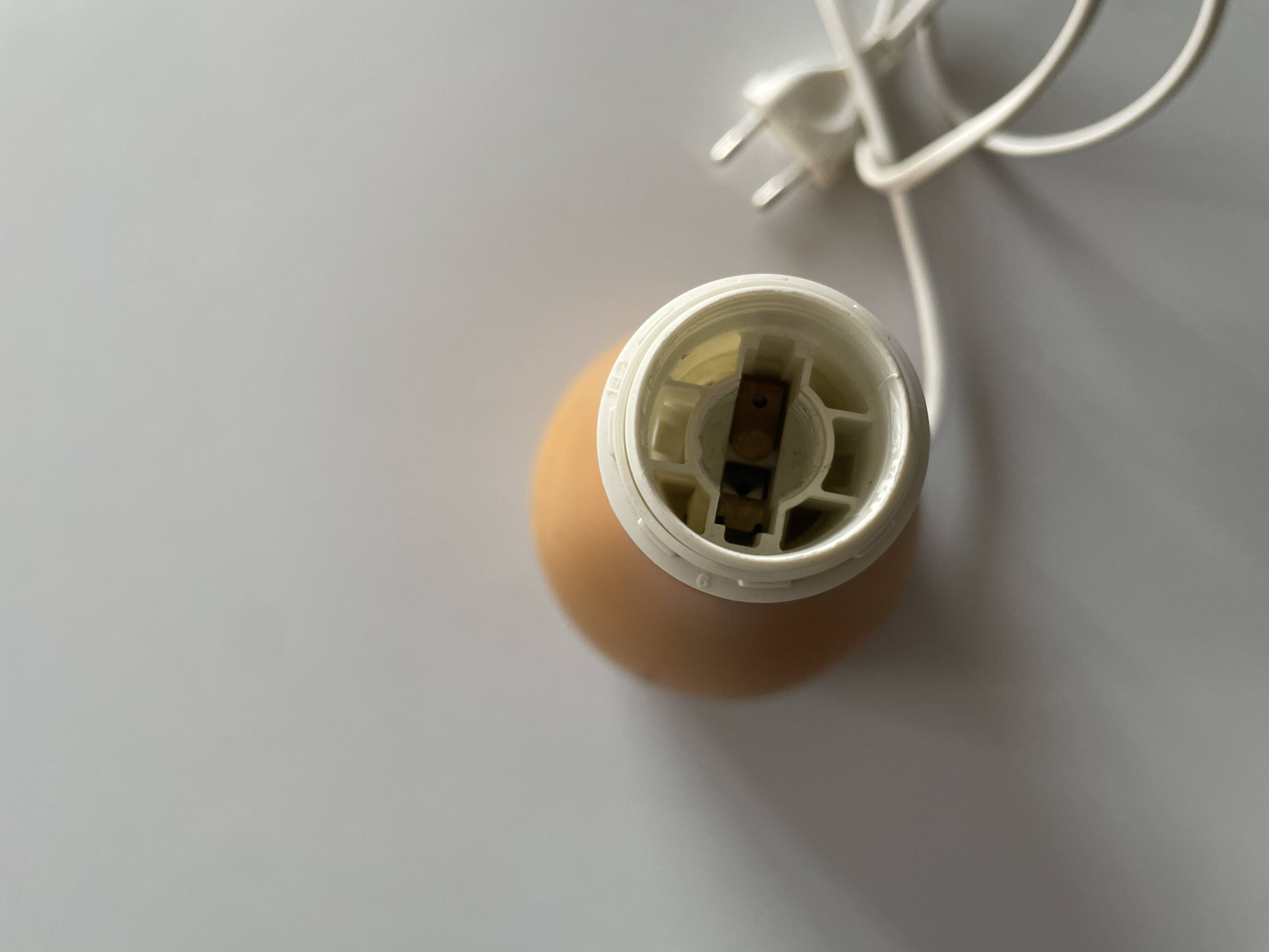 Wooden lamp from the 80s