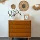 Vintage oak commode from the 1960s.
