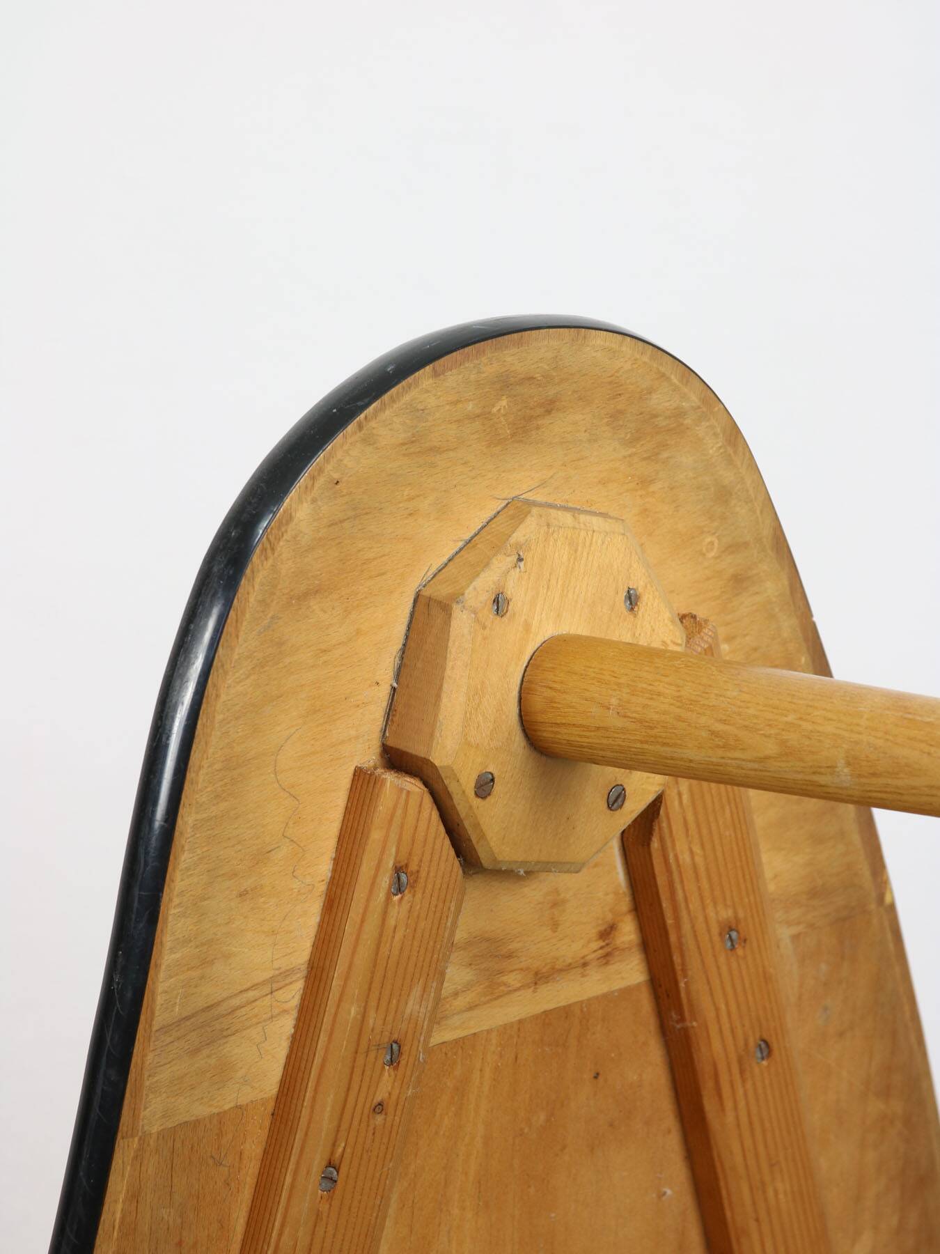 Mid Century Italian Oval Red Table