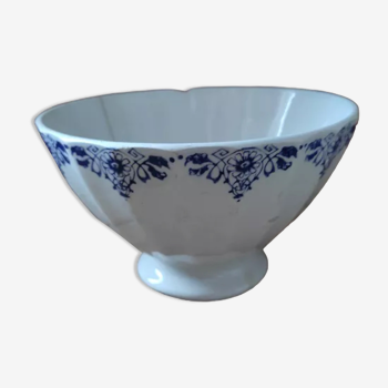 Bol en porcelaine St Amand décor style Digoin bleu dp 112246