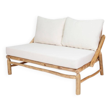 Arcila 2-seater wooden bench