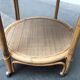 Vintage service dessert in Italian rattan and bamboo by Dal Vera.