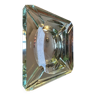 Cendrier miroir art-deco par jean-luce - stylclair - verre vert st-gobain