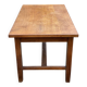 19th century solid oak farmhouse table, 140x80cm