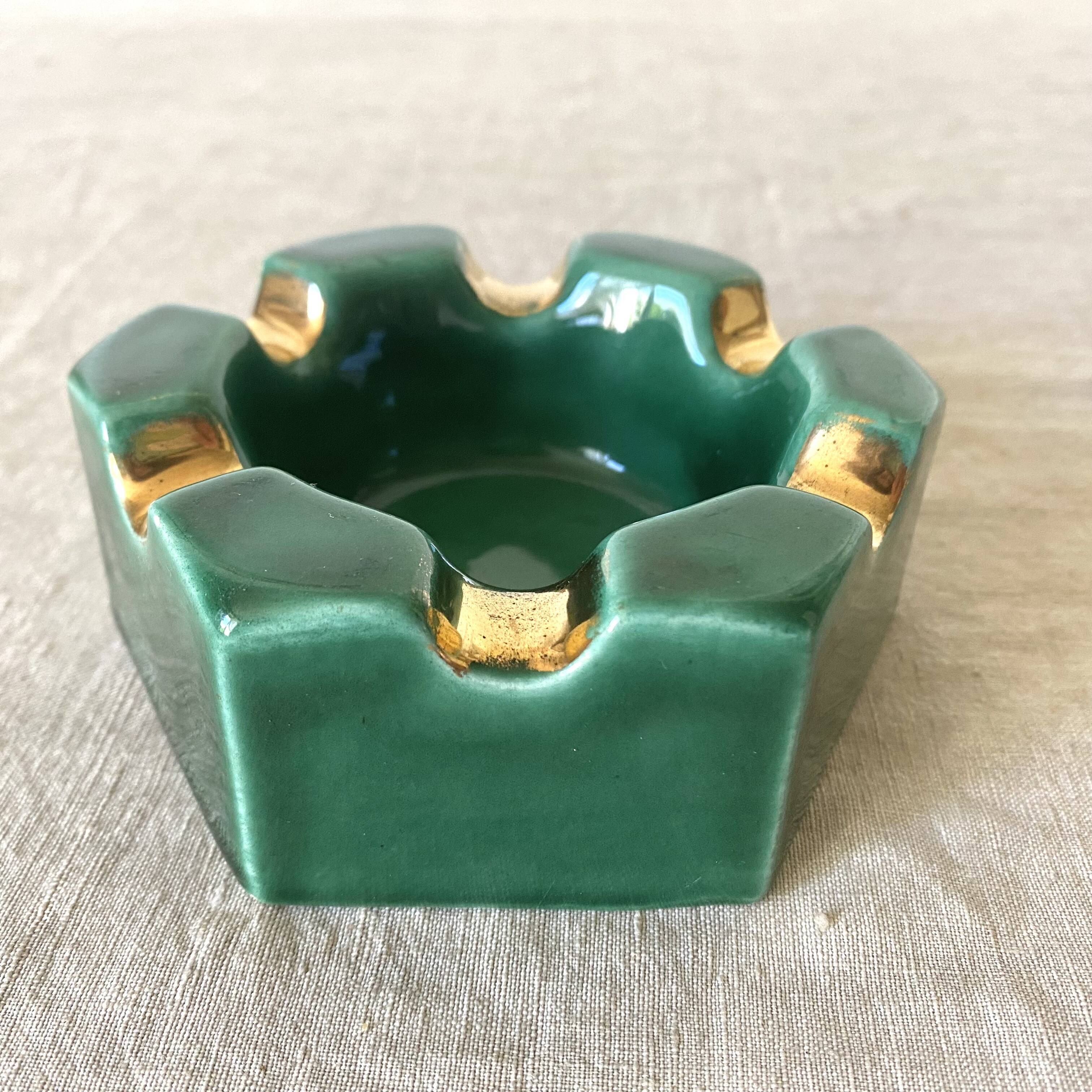 50s ceramic ashtray