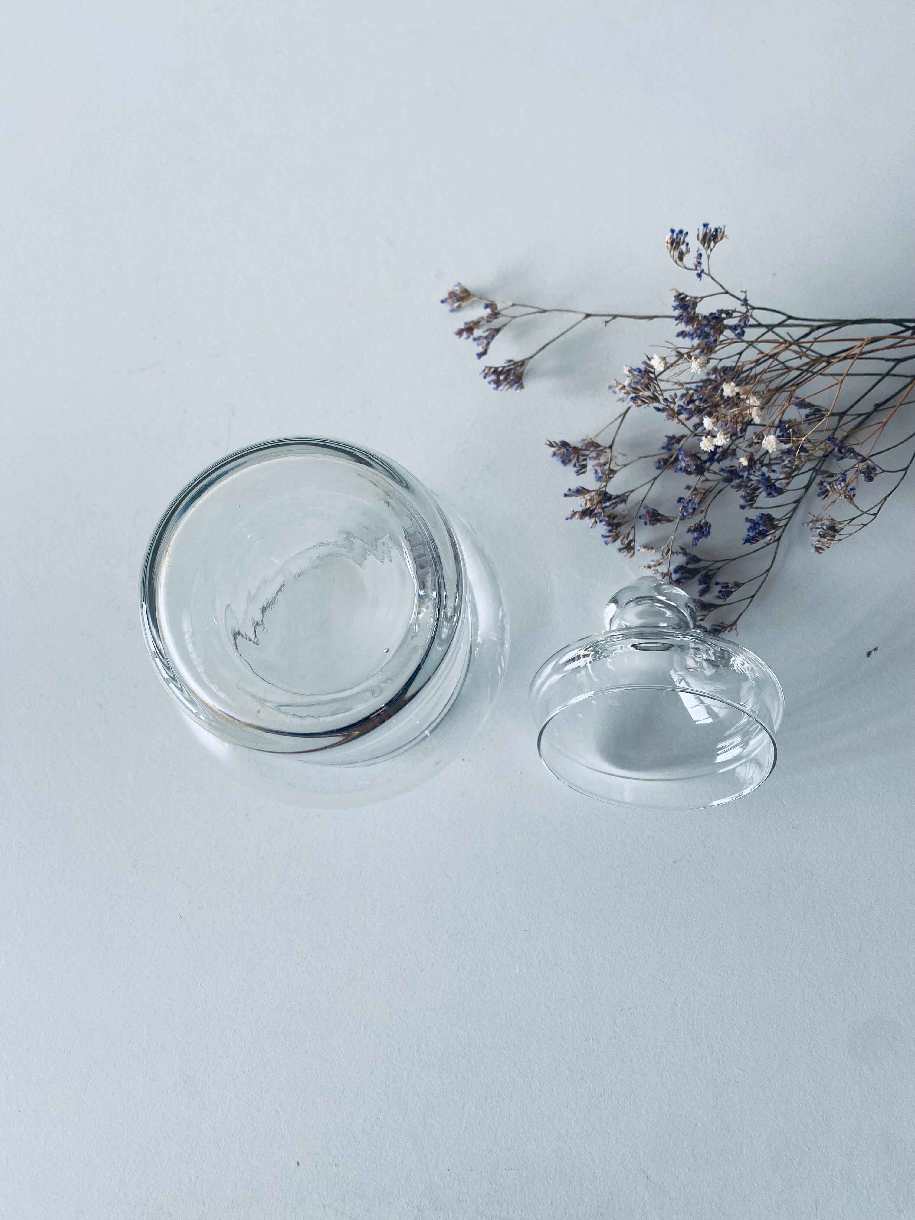 Apothecary shaped glass bottle