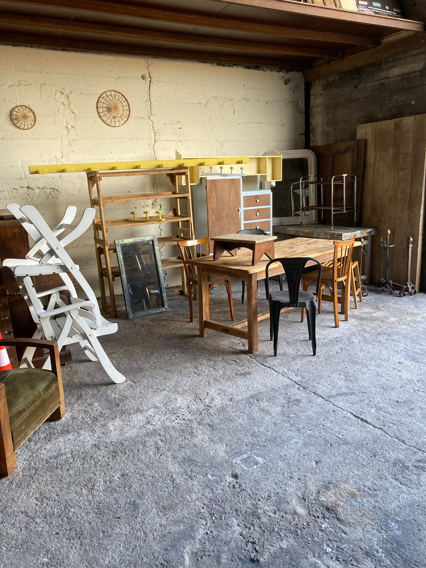 Table de ferme plateau brut 4-6 repas