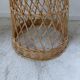 Rattan haberdashery display cabinet