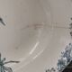 Old oval ceramic dish from Sarreguemines Flore model