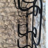 Black wrought iron coat racks