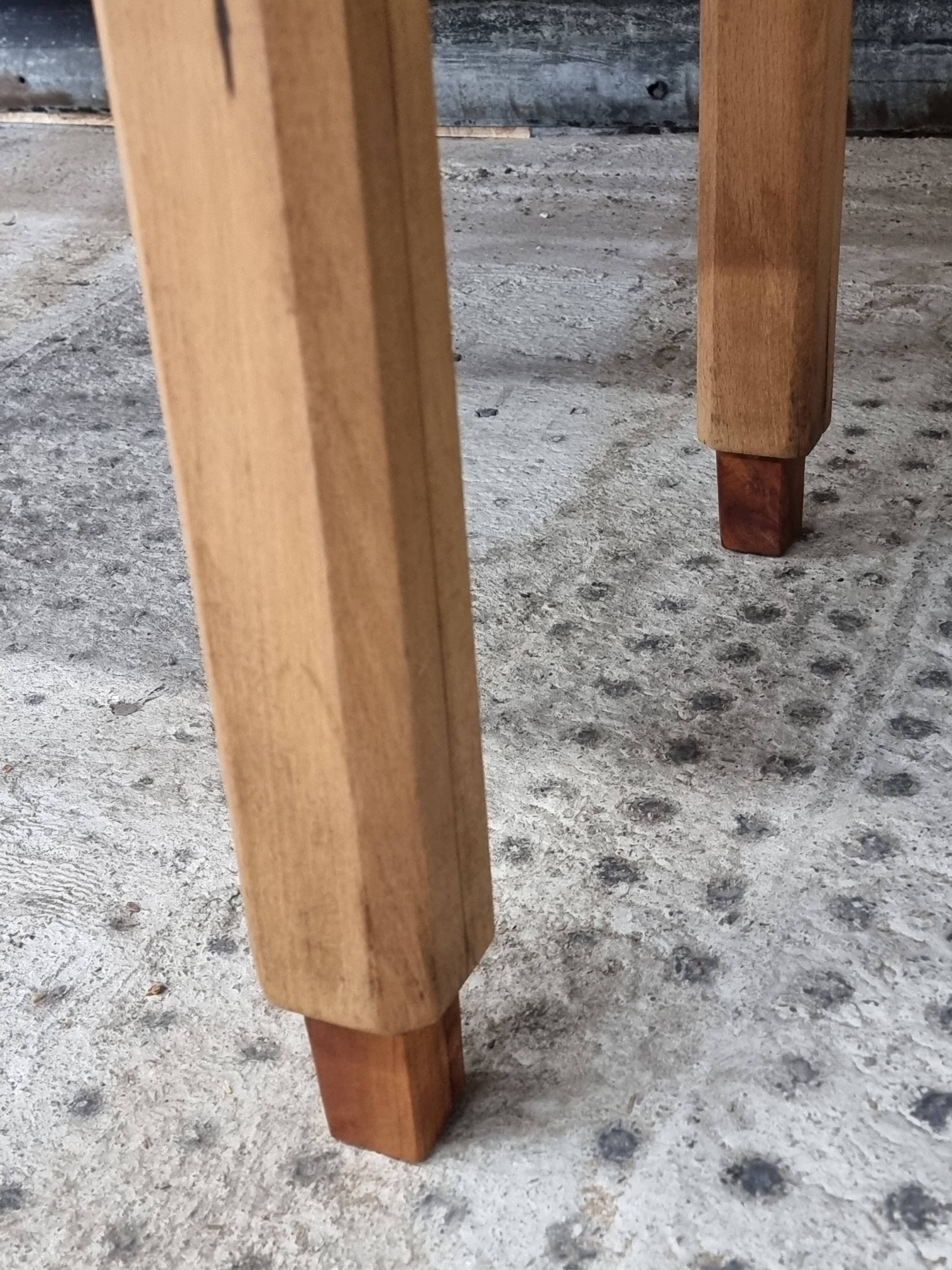 Vintage chopping block butcher table kitchen island