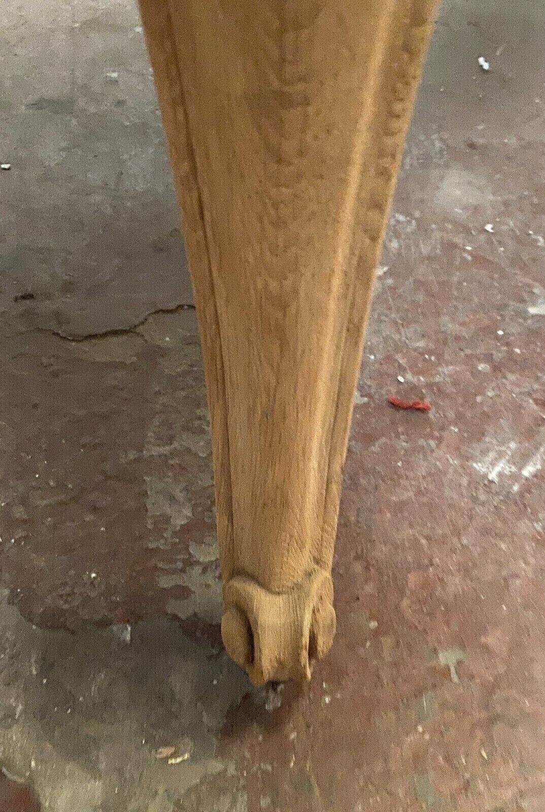 Regency style dining table in veneer and solid oak 20th century