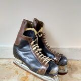 Pair of retro ice skates