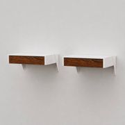 Set of 2 DD01 Bergeijk wall systems/bedside tables by Martin Visser for Spectrum from the 1960s