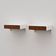 Set of 2 DD01 Bergeijk wall systems/bedside tables by Martin Visser for Spectrum from the 1960s