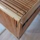 Buffet in rattan and vintage split bamboo