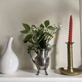 Empire silver metal milk jug