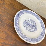 Large blue and white porcelain plate XX