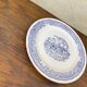 Large blue and white porcelain plate XX
