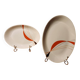 Paire de petits plats ovales design 70 Winterling Marktleuthen Bavaria