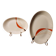Paire de petits plats ovales design 70 Winterling Marktleuthen Bavaria