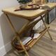Table d’appoint et porte revue vintage