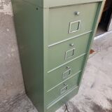 Iron clamshell cabinet