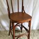 Fischel curved wooden countertop chair - mid. 20th