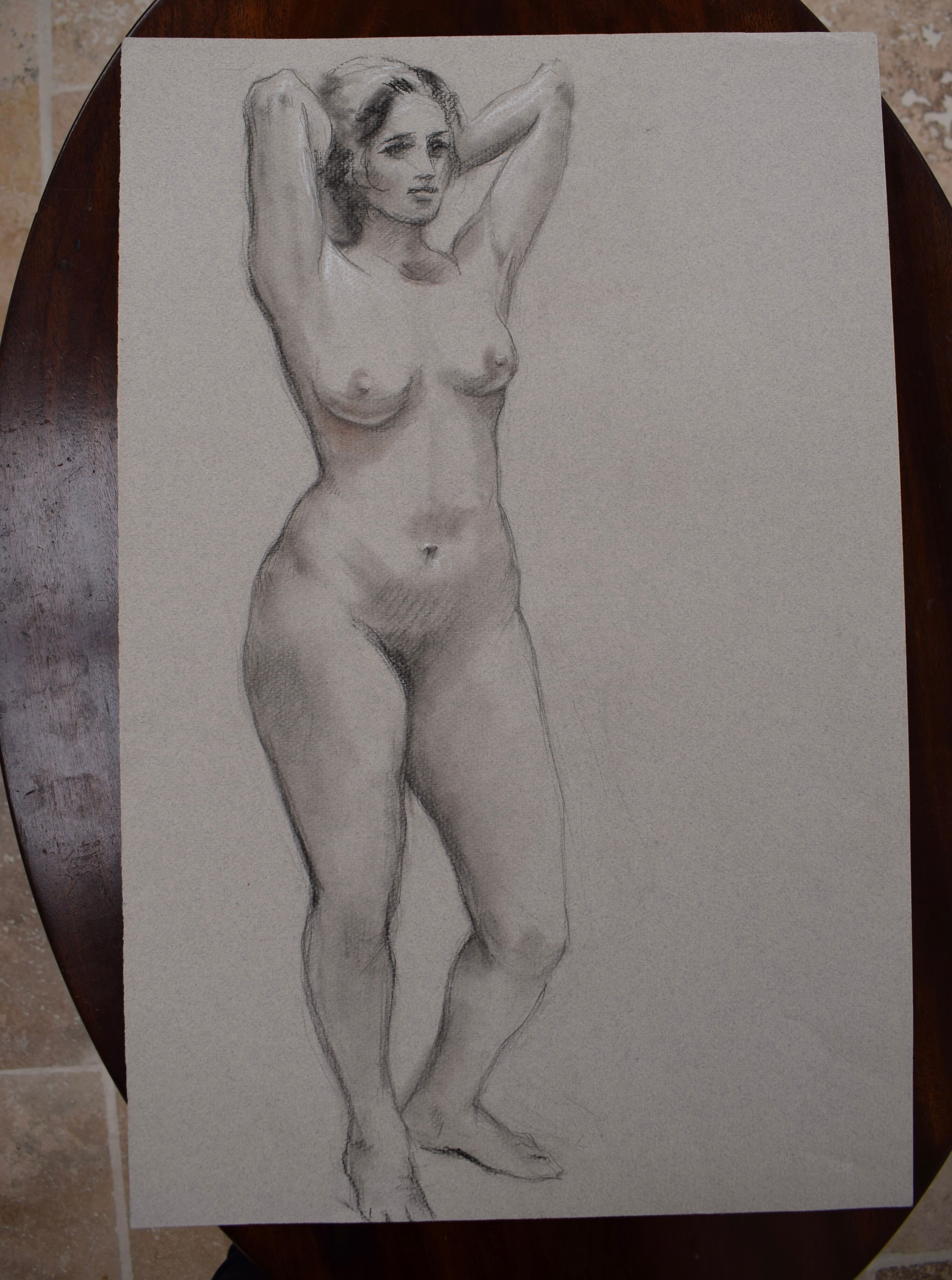 Vintage academic drawing