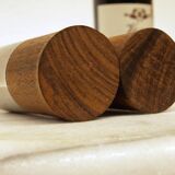 Salière et poivrier en palissandre de Rio