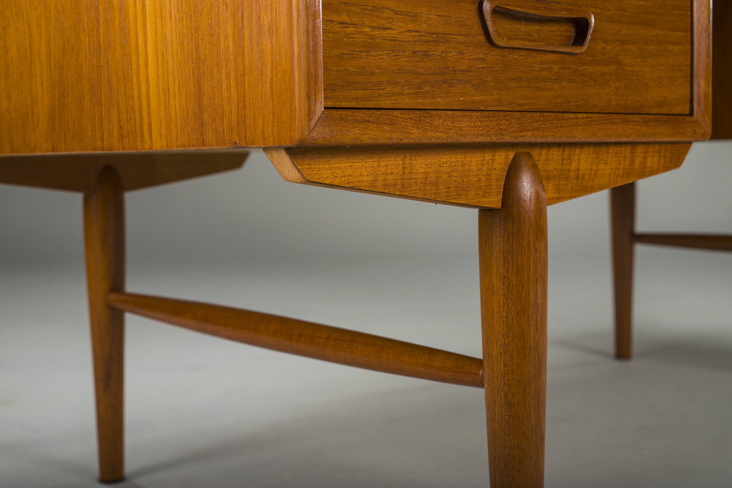 Mid-Century Modern Danish Teak Desk, 1960s