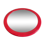 Vintage red mirror