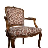 Paire de fauteuil Louis XV cabriolet