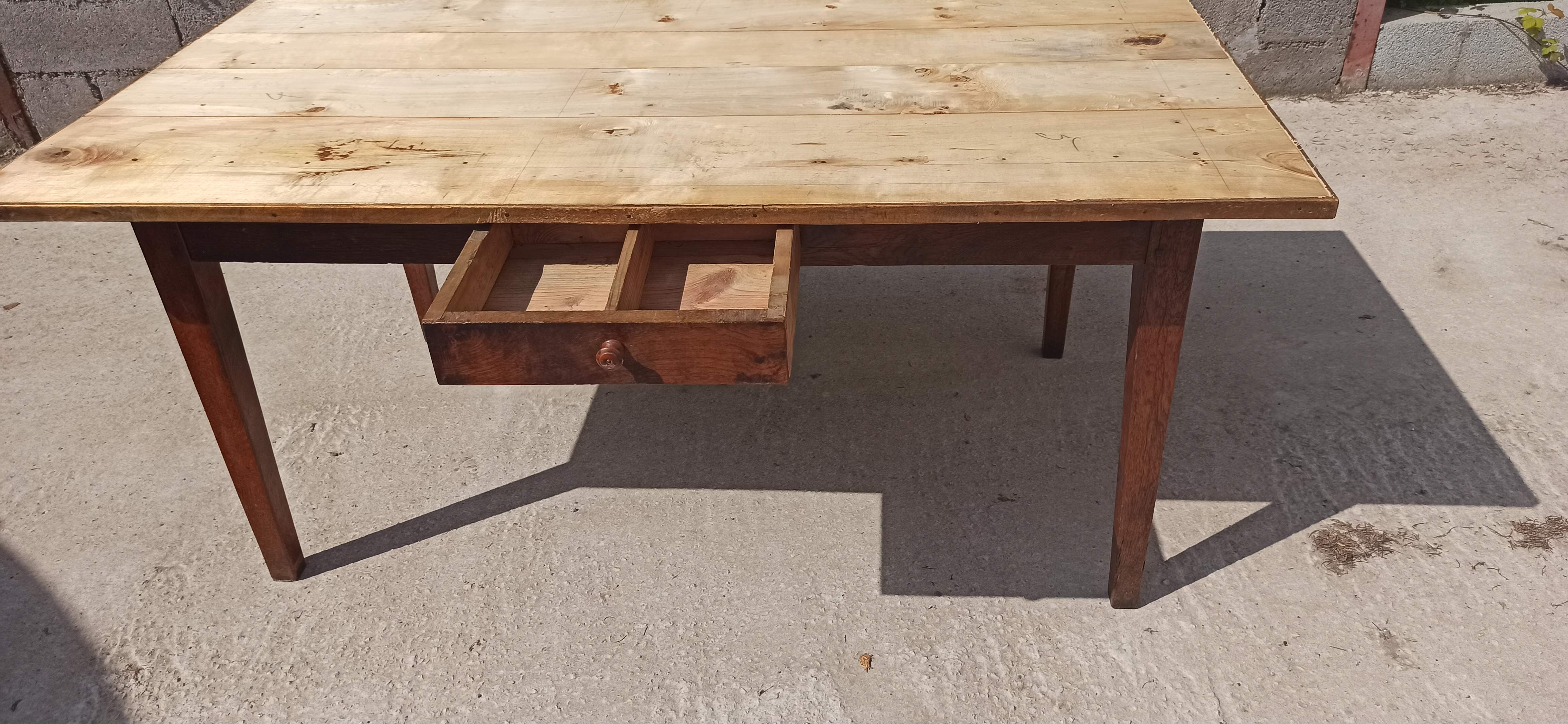 Large farmhouse table beautiful depth