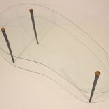 Modernist glass coffee table