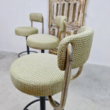Tabourets de bar design suédois vintage 'Luxury dessin'