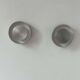 Pair of vintage wall lights, brushed metal, France 1970