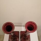 PAIR OF CERAMIC TORCHES