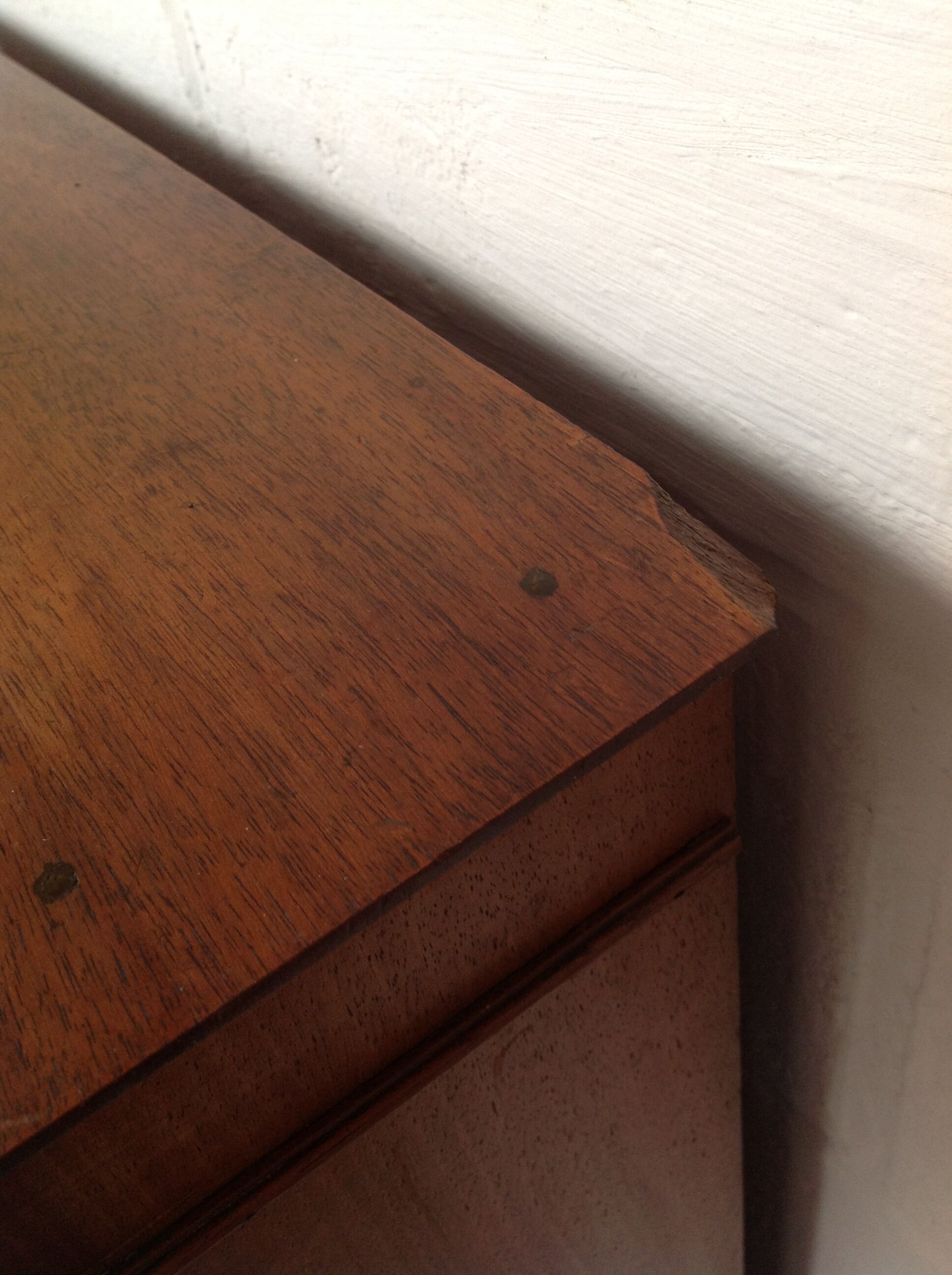 Secretary carved wood